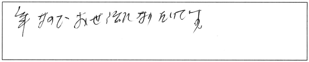 屋内詰まり除去などの作業/70代女性